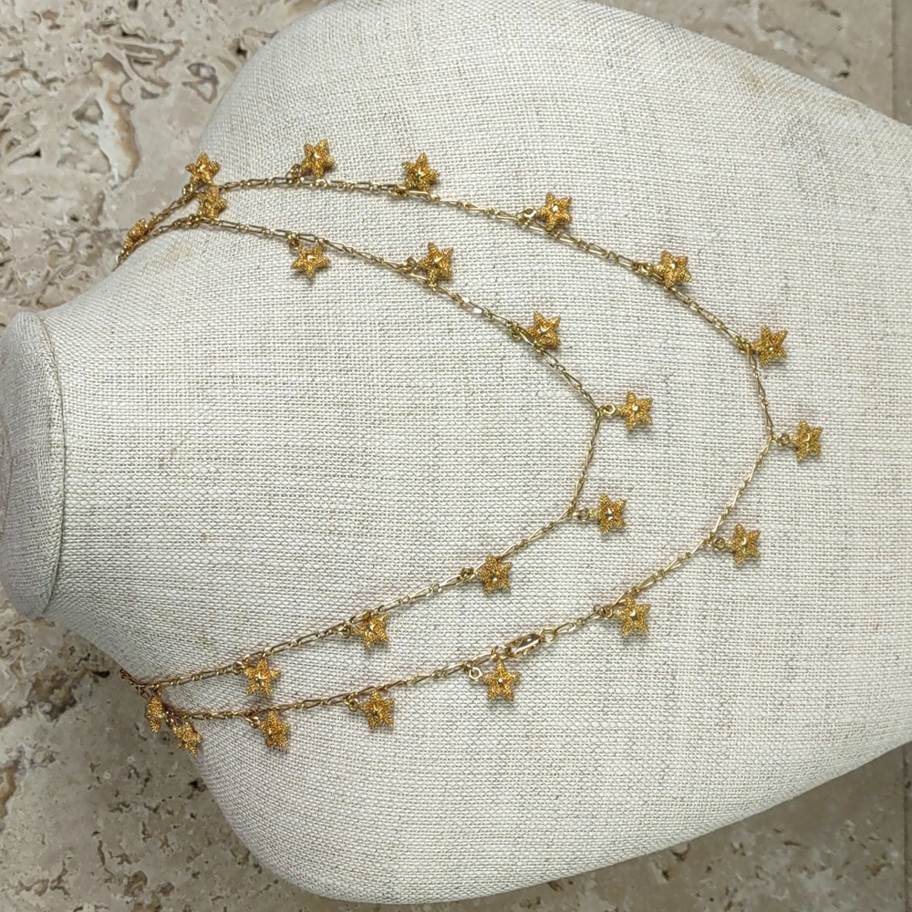 Gorgeous Golden Starfish Necklace